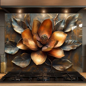 Dosseret en verre trempé, Dosseret en verre pour la cuisine, Couvercle supérieur de cuisinière, Dosseret de poêle, Dosseret de cuisine, Dosseret pour cuisinière