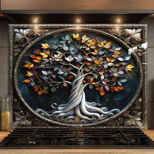 Dosseret en verre trempé, Dosseret en verre pour la cuisine, Couvercle supérieur de cuisinière, Dosseret de poêle, Dosseret de cuisine, Dosseret pour cuisinière