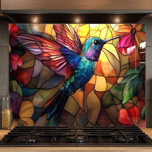 Dosseret en verre trempé, Dosseret en verre pour la cuisine, Couvercle supérieur de cuisinière, Dosseret de poêle, Dosseret de cuisine, Dosseret pour cuisinière