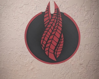 Dead Space Red Marker Wall Decor, 3D Printed Dead Space Marker Sign, Unitology Sci Fi Horror Art, Gift for Dead Space Fan