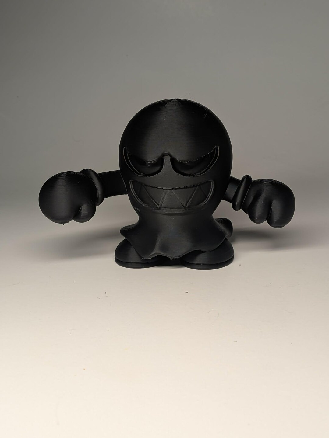 Broozer Boo Mario Statue Fan Art Figurine 3D Printed Collectible Desk ...