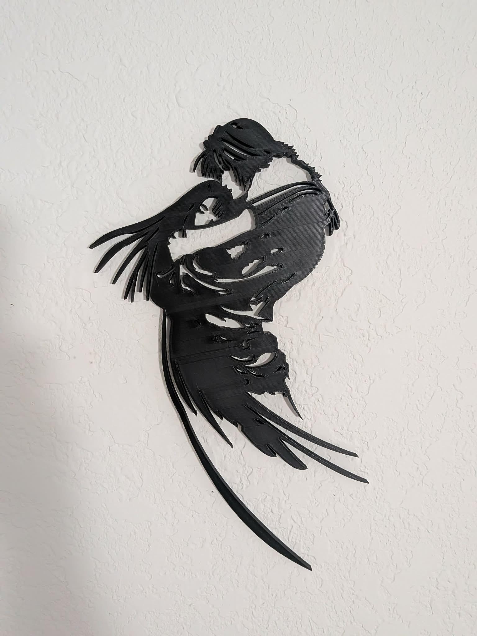 Final Fantasy 8 Logo Rinoa Squall Symbol Wall Art Video Game Decor 3D ...