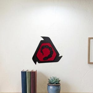 Command & Conquer Nod Wall art for Video game room  Plaque for rts Gamer