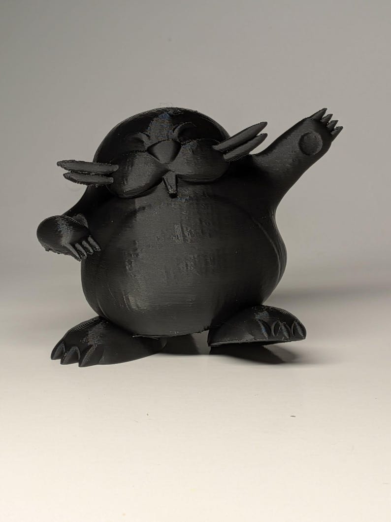 Monty Mole Gopher Mario Statue Fan Art Figurine 3D Printed Collectible ...