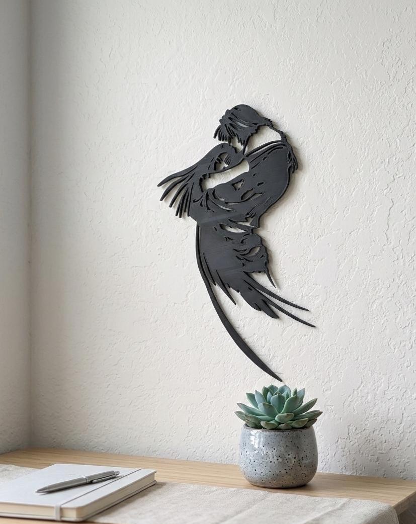 Final Fantasy 8 Logo Rinoa Squall Symbol Wall Art Video Game Decor 3D ...