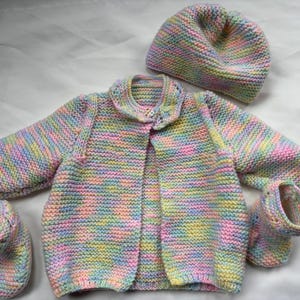 cardigan and hat set