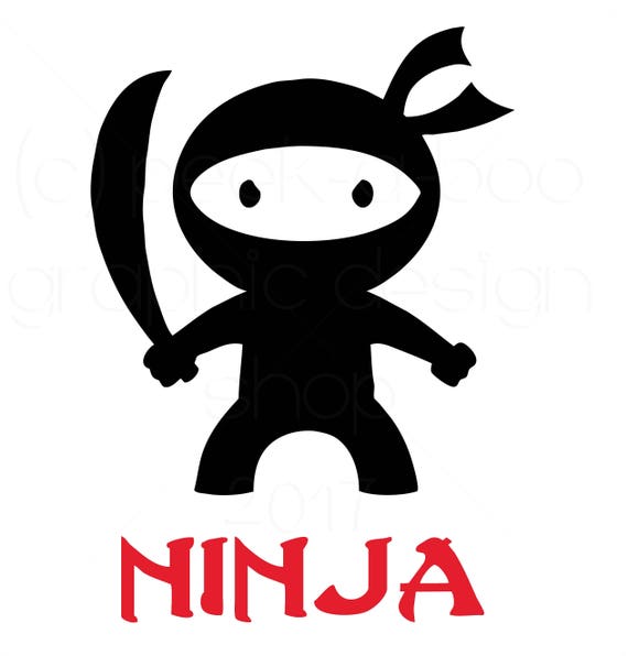 Ninja Cut File | Etsy