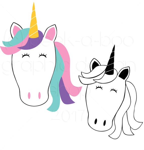 Download Unicorn Svg Cut File Silhouette Cut File Cricut Cut File Etsy PSD Mockup Templates
