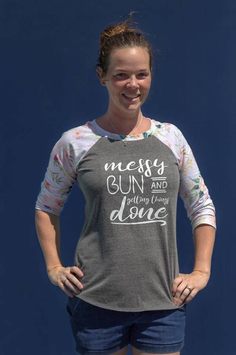 Download Messy Bun Getting Things Done SVG Cut File Silhouette Cut ...