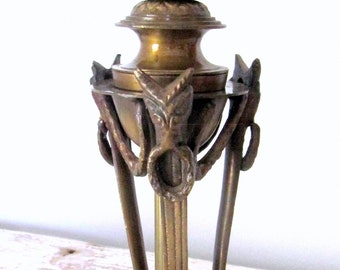 Vintage Lion's Head Table Lamp