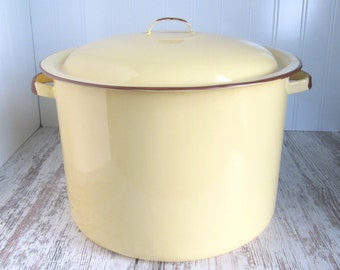 Vintage Enamelware Stockpot