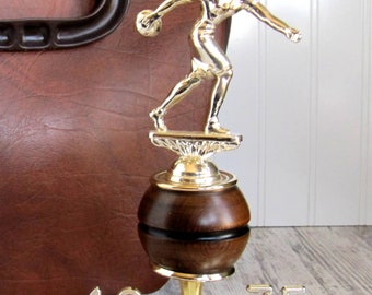 Vintage Women's Bowling Trophy