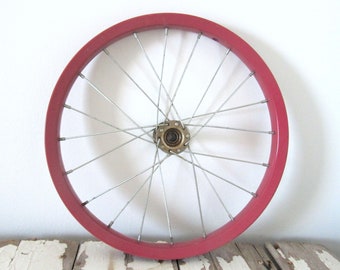 Pink Bicycle Wheel