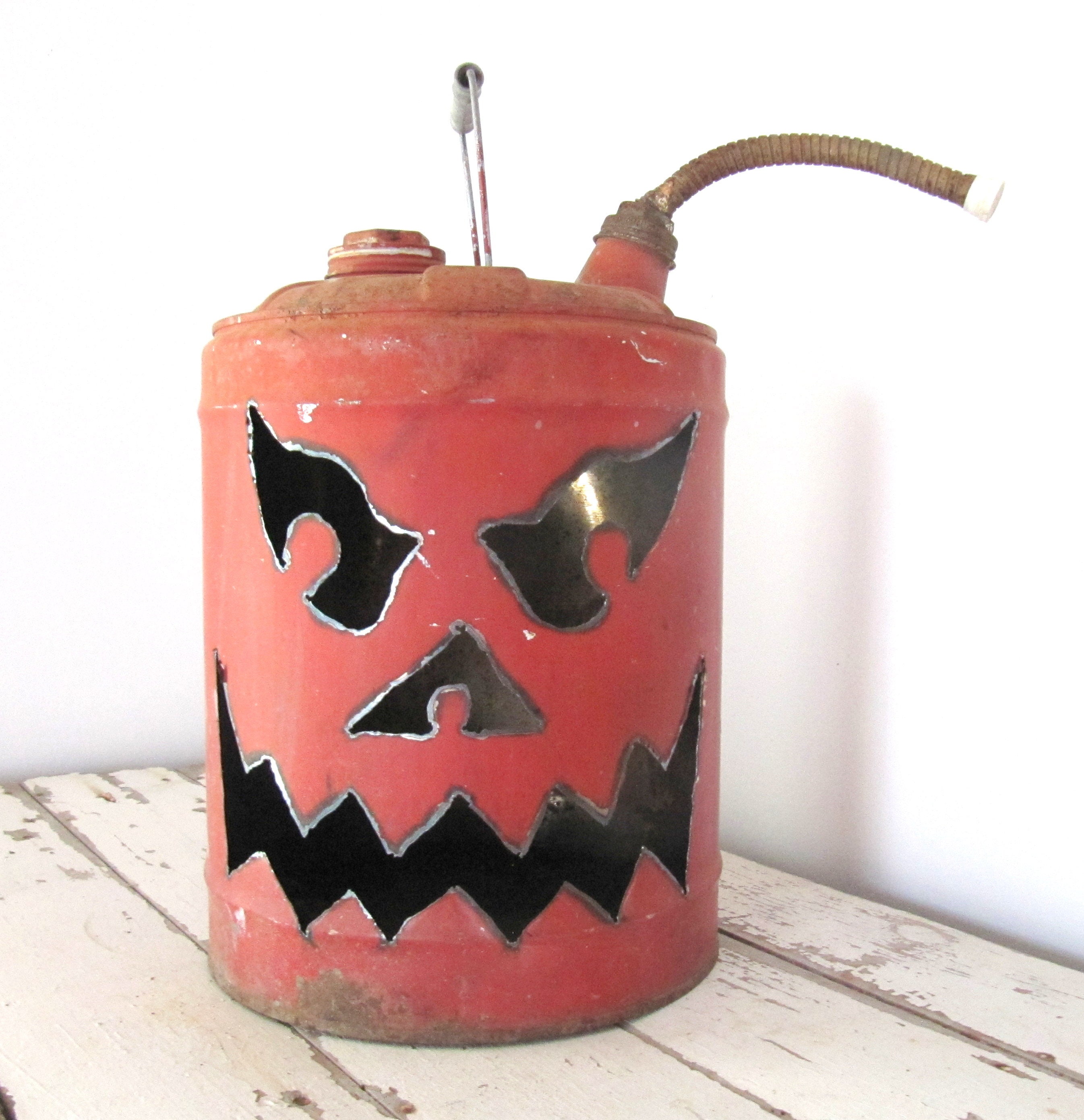 Vintage Fuel Can JackOLantern Etsy