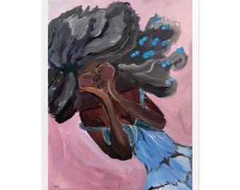 AYA TEN 2026 Giclée Art Print: Esther Akello Original Painting