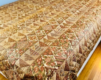 アンとアンディまたはトライアングルタイルアンティークキルト。1840