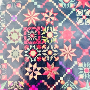 The Chain Gang Quilt KIT, with 100% Cotton Fabric, designed in 2007; Kinship Series; for a quilt measuing 82&quot; x 82&quot;