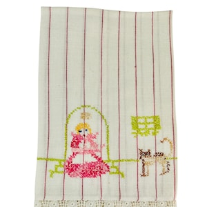 Variety of Vintage Linen Tea Towels; Pick one; vintage tea towels; circa 1950s; cottagecore; MCM tea towels; dimensions in description
