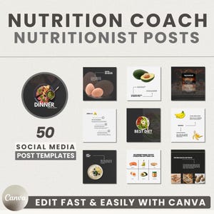Voeding Instagram Wellnesspost Wellness Instagram Gezondheidscoach Instagram Holistische coachpost Gezondheidscoachpost Canva-sjablonen Zelfzorg