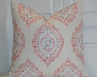 Suzani Decorative Pillow Cover Medallion Pillow CoverMedallion Pillow