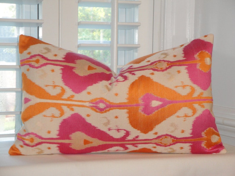 Decorative Pillow Cover IKAT Cover Only Accent Pillow Etsy