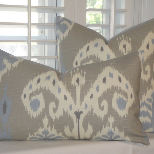 DOUBLE Sided - IKAT Decorative Pillow Cover - accent pillow - Sofa Pillow - Kilim Pillow - Cover Only - SOLD Separately