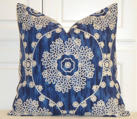 Suzani Decorative Pillow Cover Medallion Pillow CoverMedallion Pillow