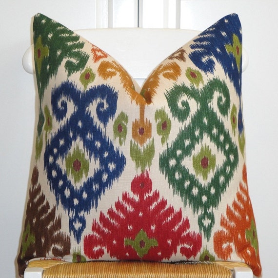 Items similar to Decorative Pillow Cover 20 x 20 INCH Designer Fabric