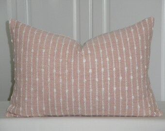 Federa per cuscino decorativa - Cuscino con accento a righe BLUSH - Cuscino Toss - Cuscino per sedia