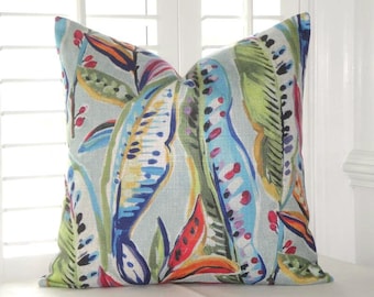 Tropical Birds of Paradise Pillow Cover – Double Sided Accent Pillow