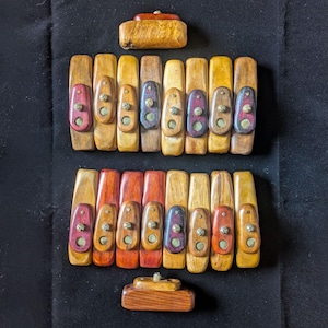 Handcrafted Wood Kazoo: Pocket-Sized Hardwood Instrument