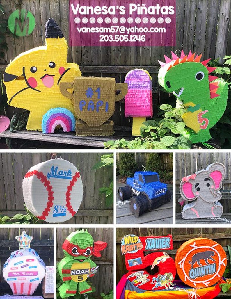 Custom Pinata Science Custom Made Piñatas—your Idea Turned Into a One of a Kind Piñata. It ...