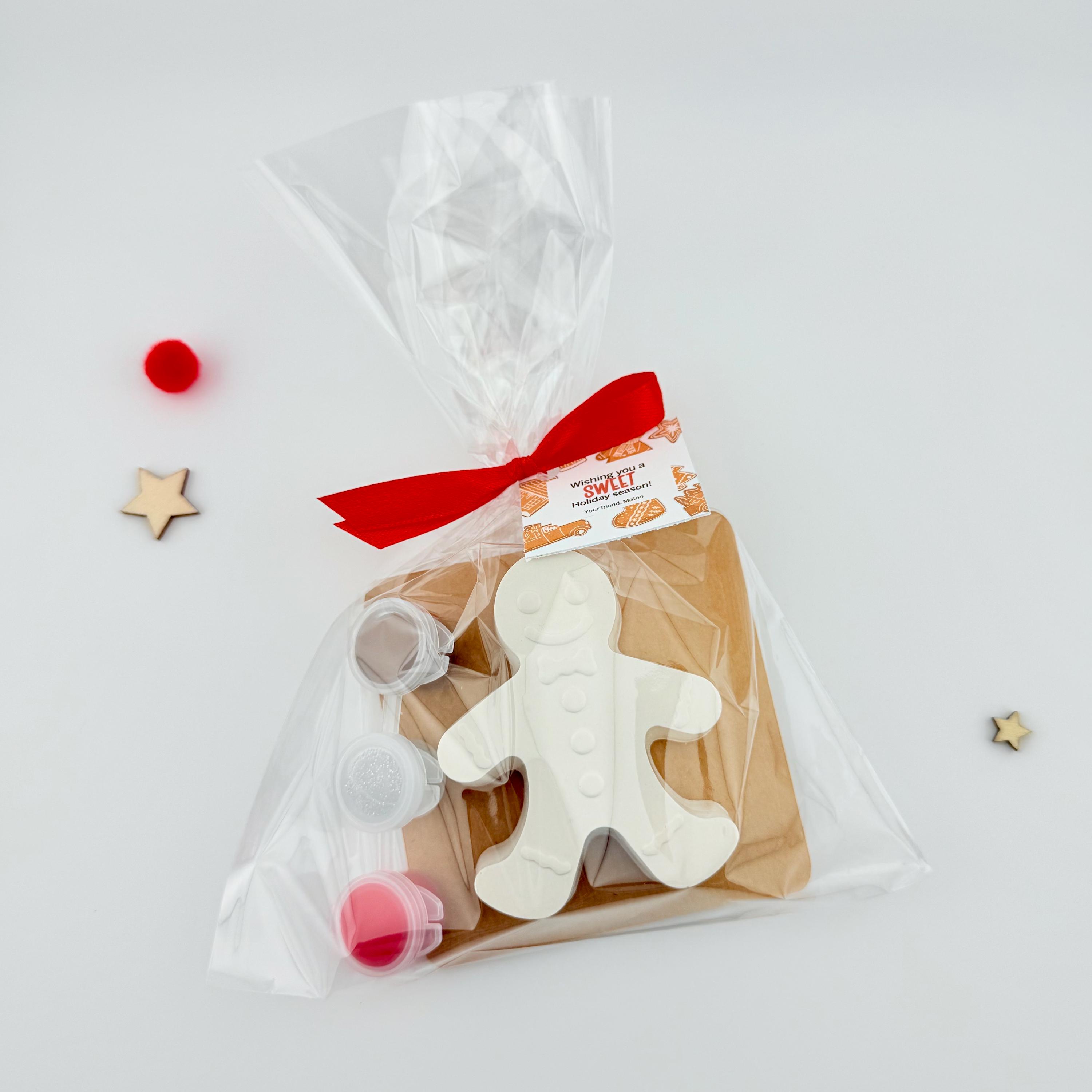 Gingerbread Man Christmas Paint Kit Party Favor: Holiday Craft for…