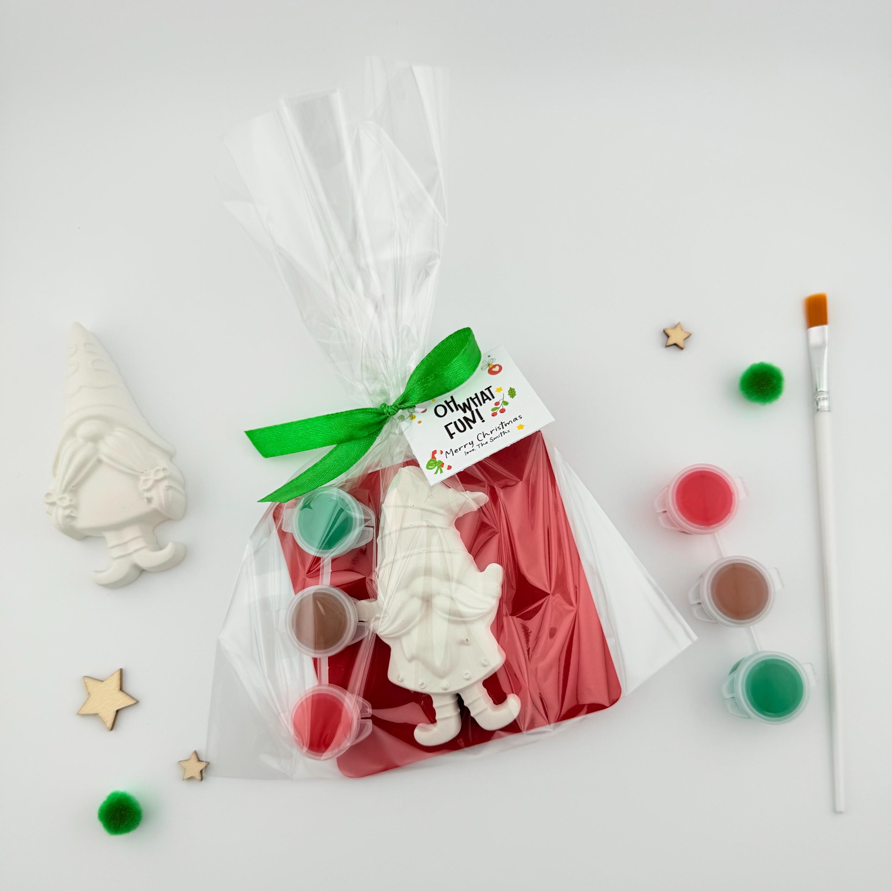 Christmas Elf Paint Kit Party Favor: craft activity for Kids &…
