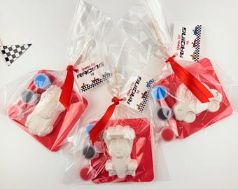 Car Painting Kit Party Favor: Race day Birthday