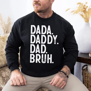 Dad Bruh Shirt Funny Daddy Life Tee, Cool New Dad Gift, Father’s Day Graphic T-Shirt for Men