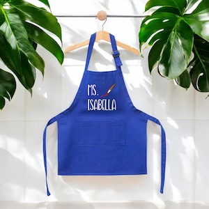 Personalized Art Apron with Pockets: Custom Artist Apron
