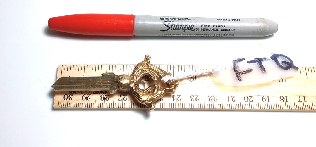 Custom Brass Head Kwikset KW1 / Schlage SC1 / SC4 House Key Blank - Etsy
