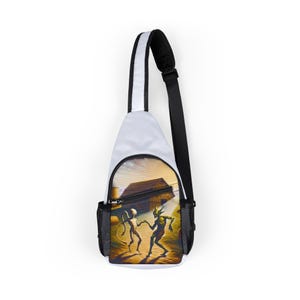Vibrant Chest Bag for Everyday Adventures, Hiking Sling Pack, Trendy Crossbody Bag, Festival Gear, Stylish Travel Accessory