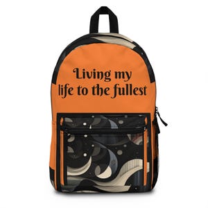 Stylish Art Backpack - Unique Design for School, Travel, Daily Use, Gift for Students, Trendy Bag for Art Lovers
