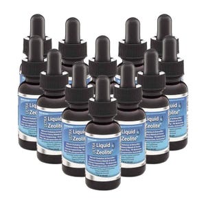 Extra Strength Zeolite Liquid Liquified Detox HEAVY METAL DETOX Clinoptilolite Zeolite Drops 12-pak Beats Zeolite Powder Spray Capsules