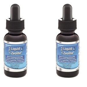 Extra Strength Zeolite Liquid Liquified Detox HEAVY METAL DETOX Clinoptilolite Zeolite Drops 2-pak Beats Zeolite Powder Spray Capsules