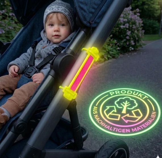 Nachhaltiger Sicherheitsreflektor "Buggy Bee" fr Kinderwagen - Reflektor  fr Buggy, Fahrrad, Roller, Rucksack und vieles mehr - Etsy.de
