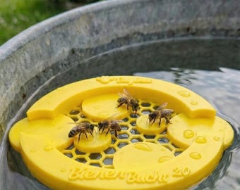 Bienen Bucht 2.0 - Die nachhaltige schwimmende Insektentränke - Sichere Trinkstelle für Bienen und Insekten