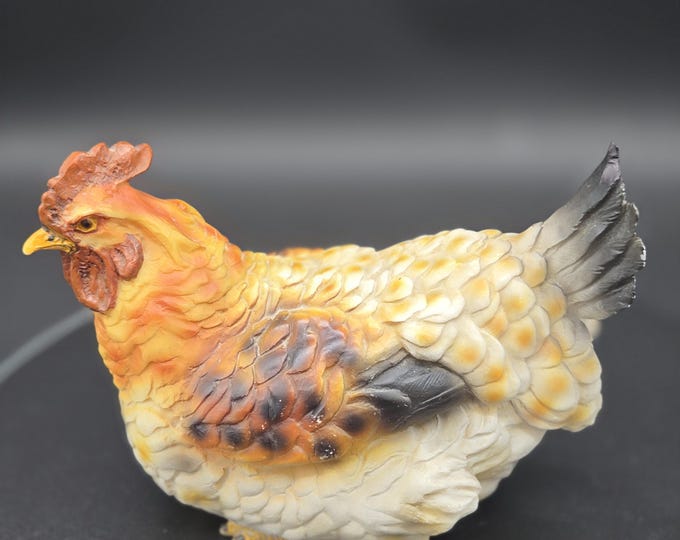 Vintage Hen Figurine – Farmhouse Country Chicken Decor - Etsy