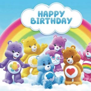 Care Bears Fabric Banner