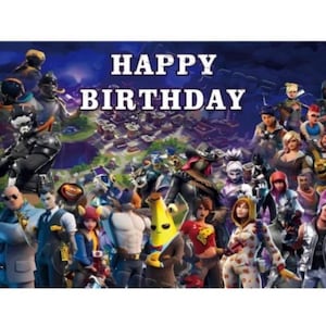 Video Game Birthday Banner