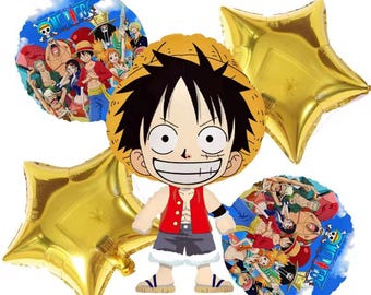 15 Pcs Set of Pirate Anime Themed Balloons BQ135 - Etsy