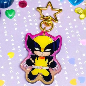 Logan two colored keychain