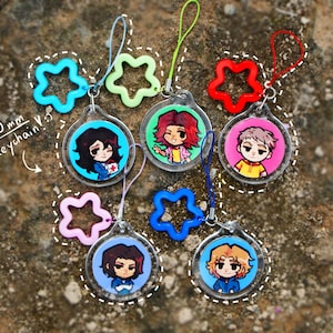 Mouthwash circle keychains